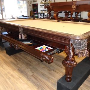 8' American Heritage Santini Pool Table w/Drawer